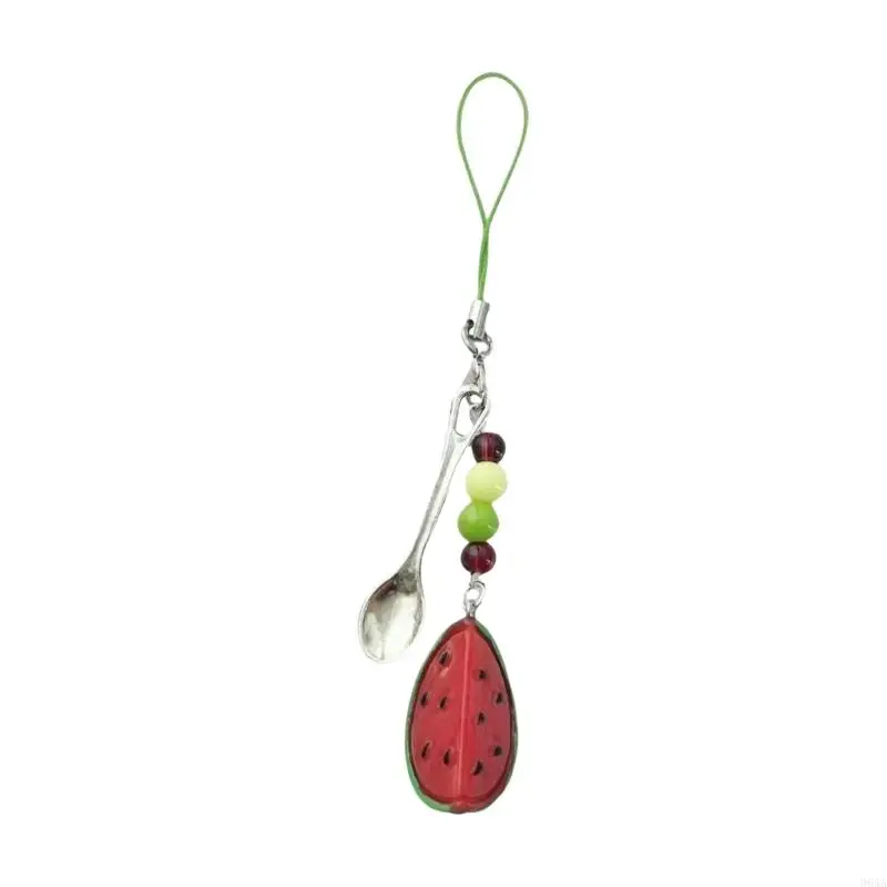 Sandilla sandía Cheese Apples Charmalina Teleta resina portátil para decoración bolsa caja