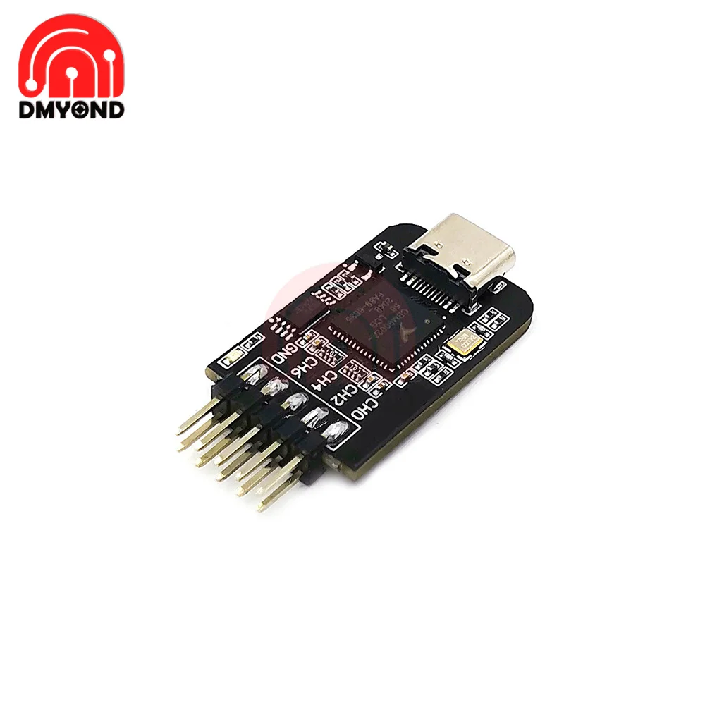 Mini Logic Analyzer Type-C InterfaceMCU ARM FPGA Debugging Tool 24m Sampling 8 Channels Analyzer Development Board Module