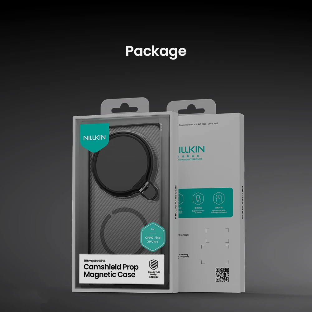 Etui magnetyczne NILLKIN CamShield Prop do OPPO Find X9 Ultra, z klapką na obiektyw, uchwytem na telefon, kompatybilne z MagSafe, z 4-wzorcową ochroną narożników. — zdjęcie produktu 6