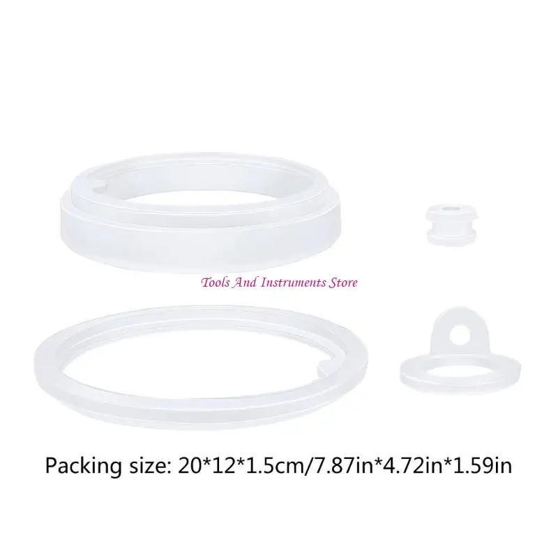 Set von 3/4pcs Wasserflasche Silikondichtungsdichtung Ersatz für Thermoflask