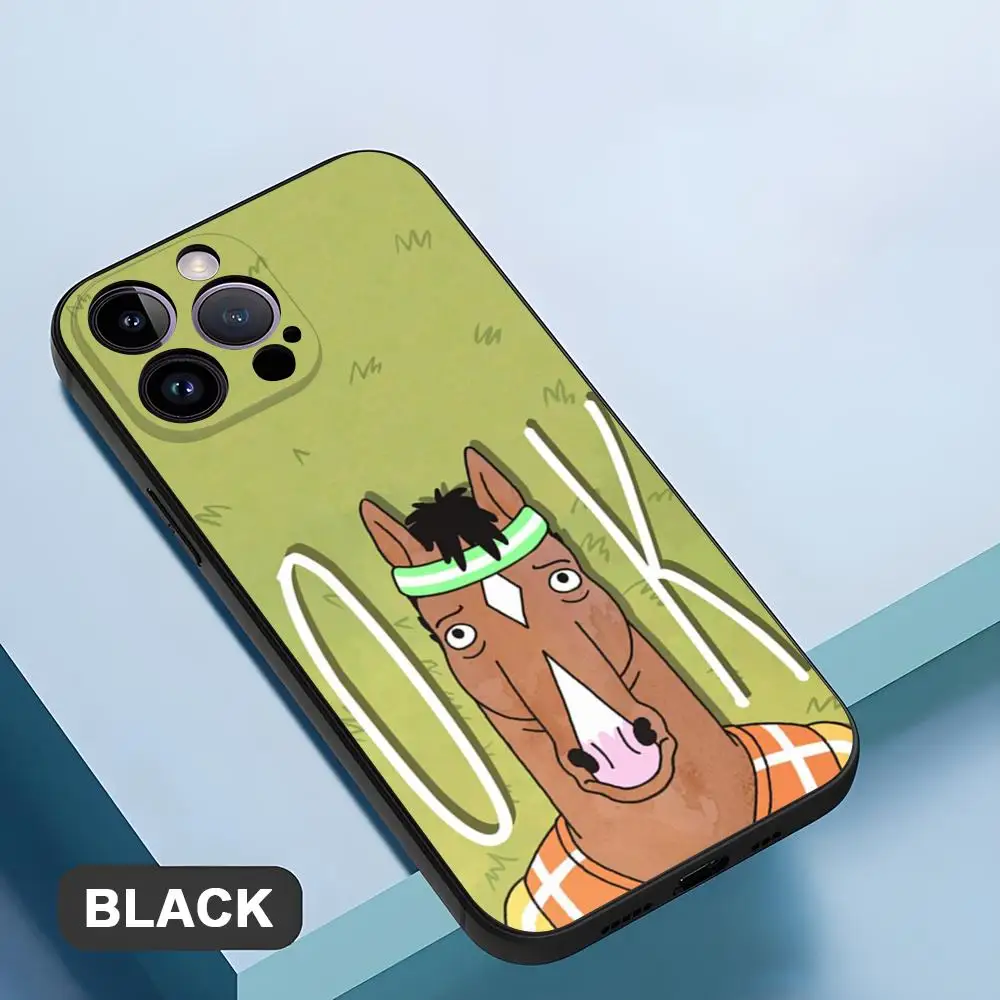 Caixa do telefone do cavaleiro de B-BoJack para o iPhone, Shell Coque, 15Pro máximo, 11, 13, 14 pro, XS máximo, Mini, XR, X, 7, 8, 6, 6s mais