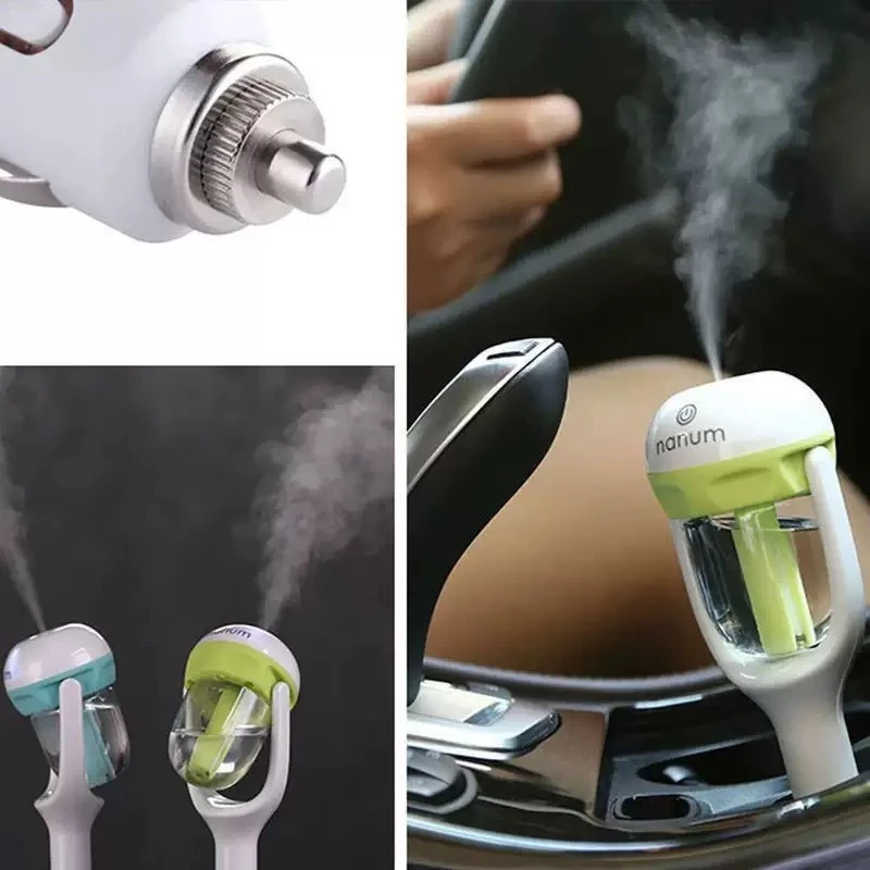 Mini Car Air Humidifier Steam Air Purifier Aroma Diffuser Essential Oil Aromatherapy Diffuser Auto Mist Maker Sprayer For Car