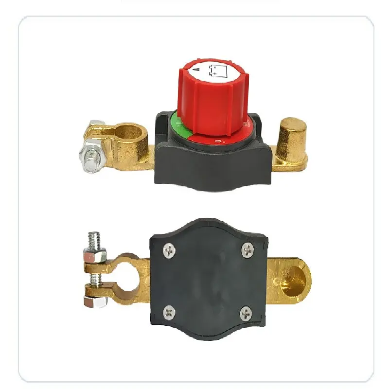 

Battery disconnect switch brass battery pole power-off integrated switch car modification extension accessory power switch