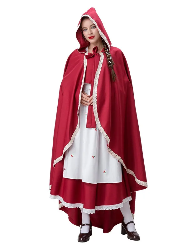 الرداء الأحمر الصغير أزياء الهالوين التأثيرية S مجموعة بدلة الأدوار الصينية التقليدية للنساء Faion شتاء 2025 #5