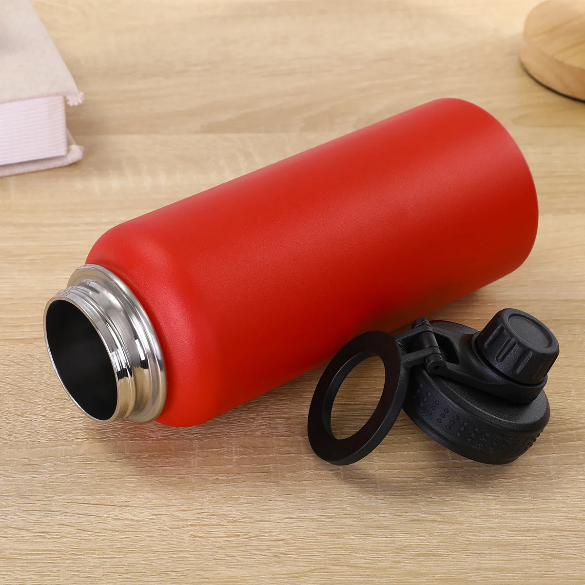 Magnetic Space Pot 304 Stainless Steel High Vacuum Insulation Cup Creative Mobile Phone Holder Sports Water Pot