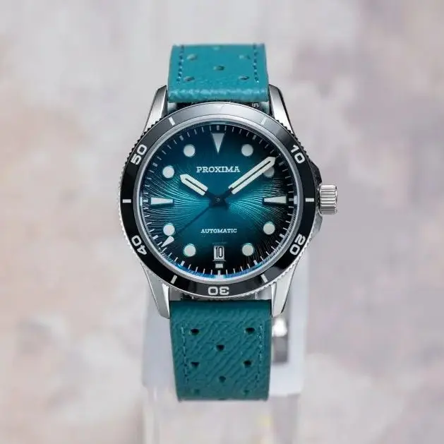 

Мужские автоматические часы Proxima, 39 мм, механические наручные часы, водонепроницаемые на 100 м, светящийся сапфировый керамический безель, циферблат JIanzhan, Miyota 9015