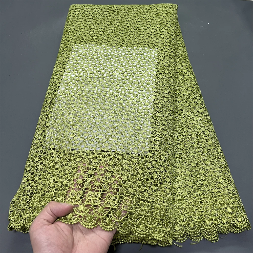 2026 African Nigerian High-Quality Embroidery Mesh Lace Fabric French Tulle Sequins  for Wedding Party Dresses 5Yards XL024