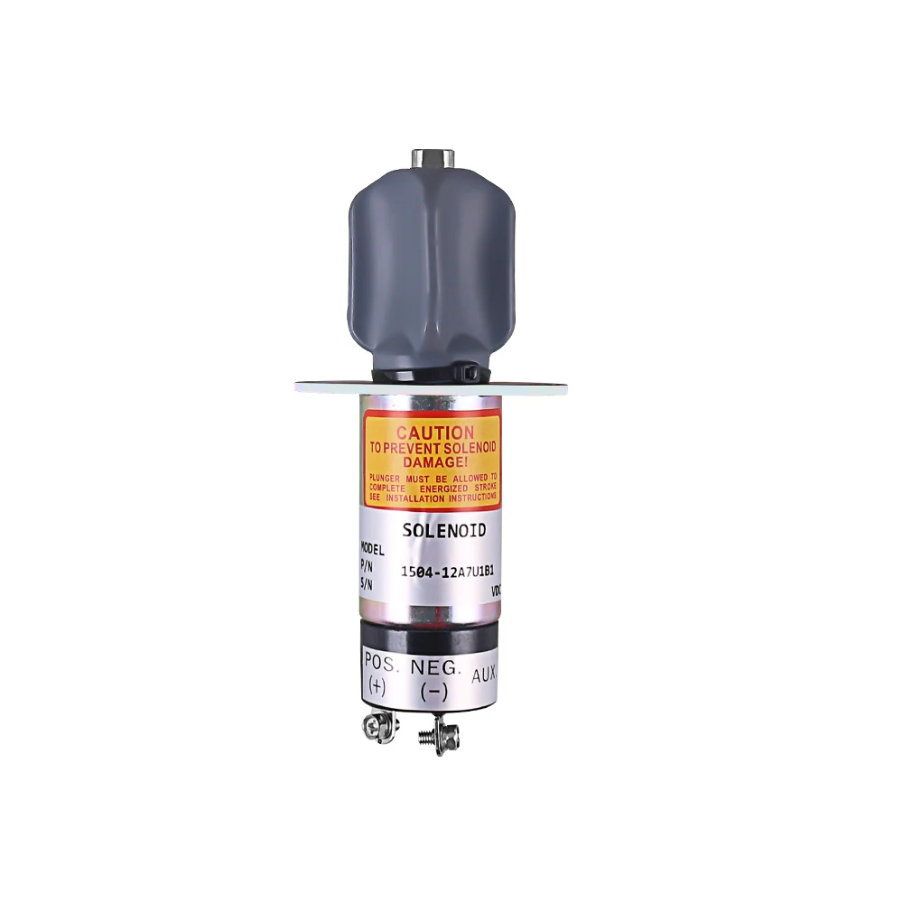 Detalle 1 de Electroválvula For Woodward 307-2546 1504-12A6U1B1S2 12V Engine Stop Shutdown Solenoid Valve Neumática