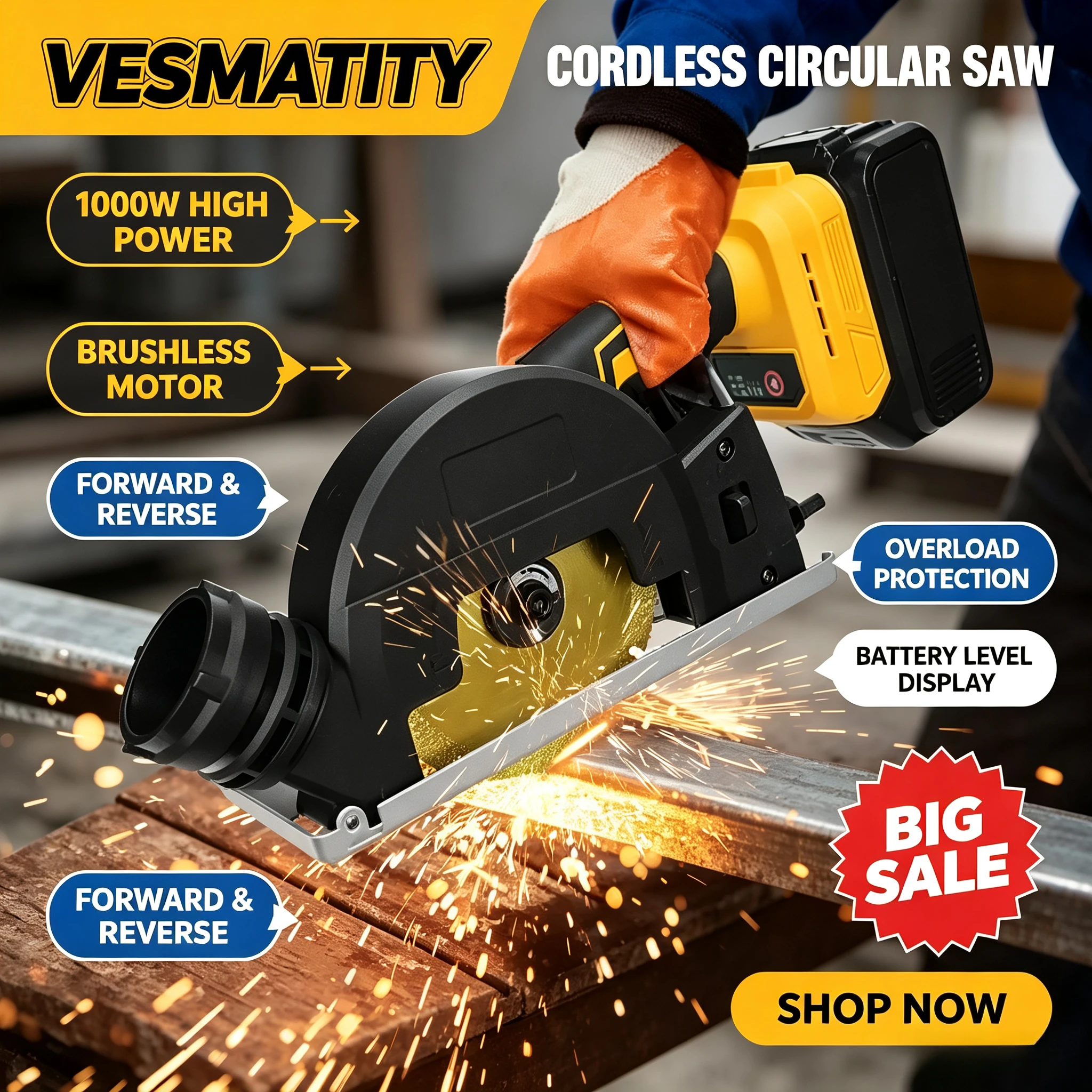 Cordless Cutting Saw Original 4 Inch 4inchJMJ CUT OFF Tool Grinding Machine Grinder Angle Grinder Power Tools For 18V Battery