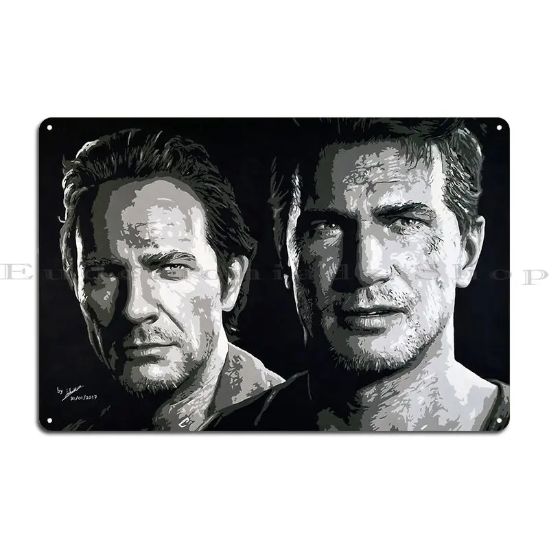Brothers Keeper Uncharted 4 Metal Plaque Poster Bar Party Garage Print Sign Tin Sign Poster
