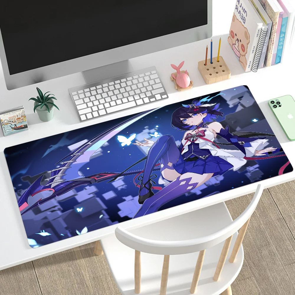 

Honkai Impac Mousepad Mouse Mat Desk Mat With Pad Gaming Accessories Prime Gaming XXL Keyboard Pad Padding Mat