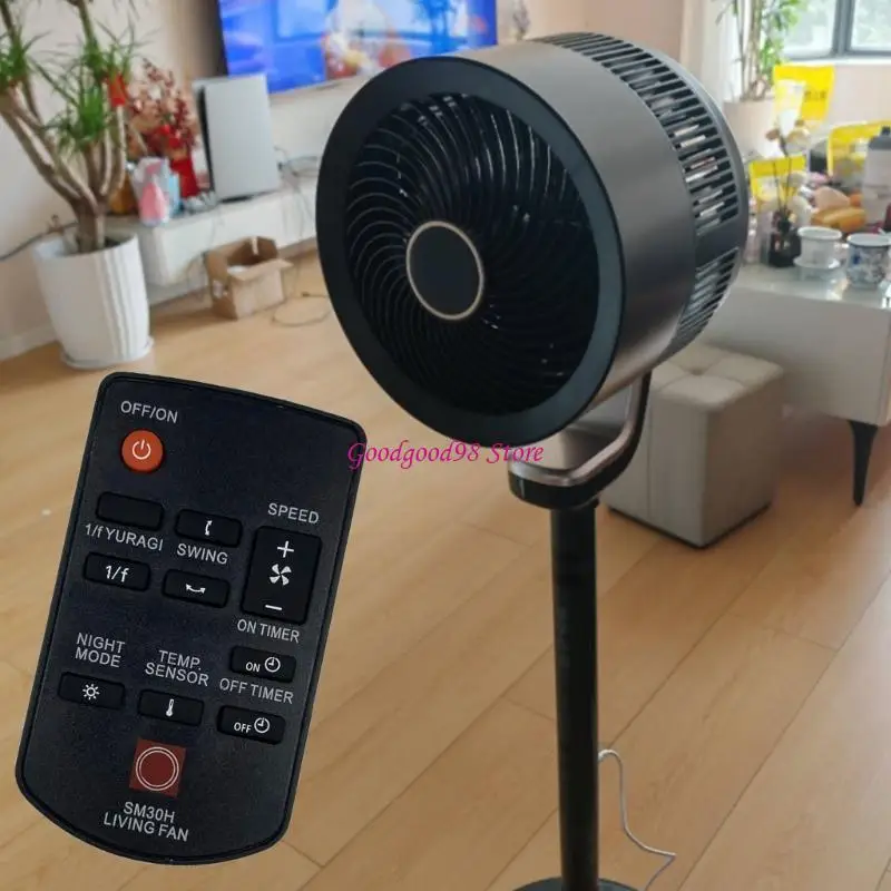 Remote Control Including Night Operate Timer Swing Ergonomic for KDK SM30H Fan Controller