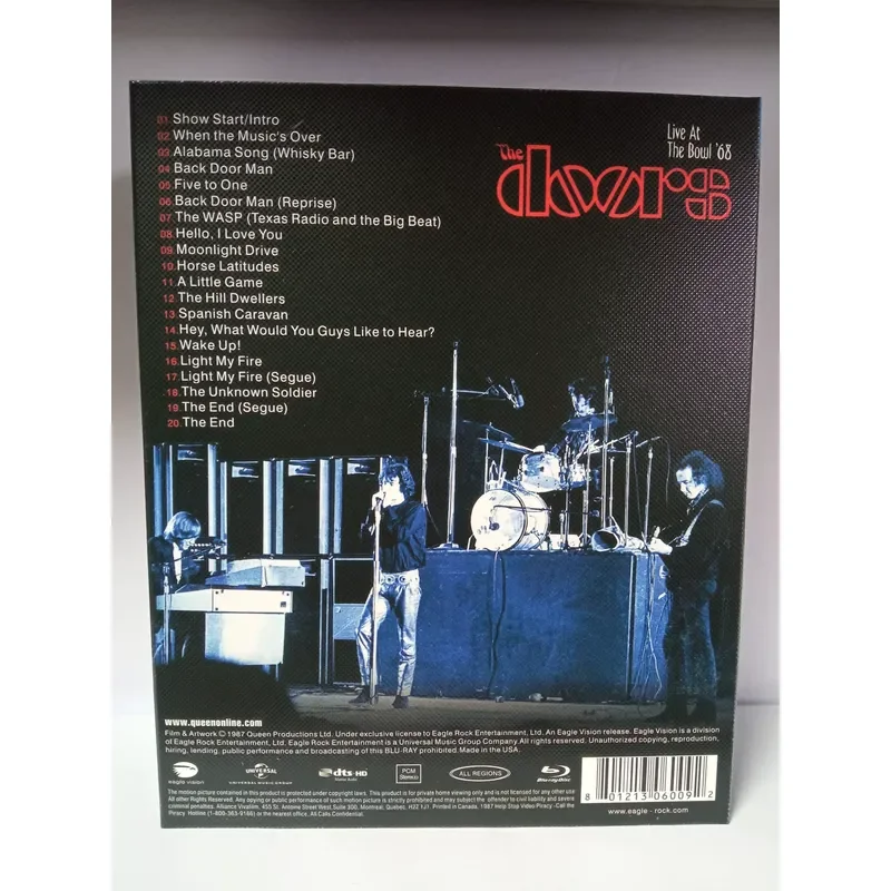 Blu-ray The Doors Hollywood Bowl Live 1968 Concert Performance High Definition Video Disc