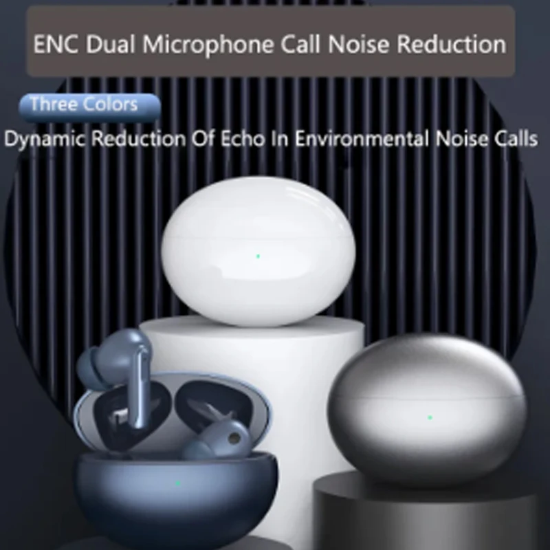 

Wireless Earphone ENC ANC Bluetooth 5.1 Call Noise Reduction for Huawei Nova 9 Pro ASUS ROG Phone 6 Pro POCO M5s Samsung Xiaomi