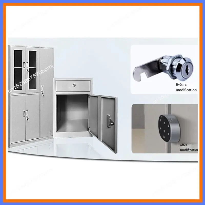 BAAE Digital Electronic Smart Mailbox Lock Touch Screen Lock File Iron Steel Desk Cabinet Door Password Keypad Lock Easy To Use
