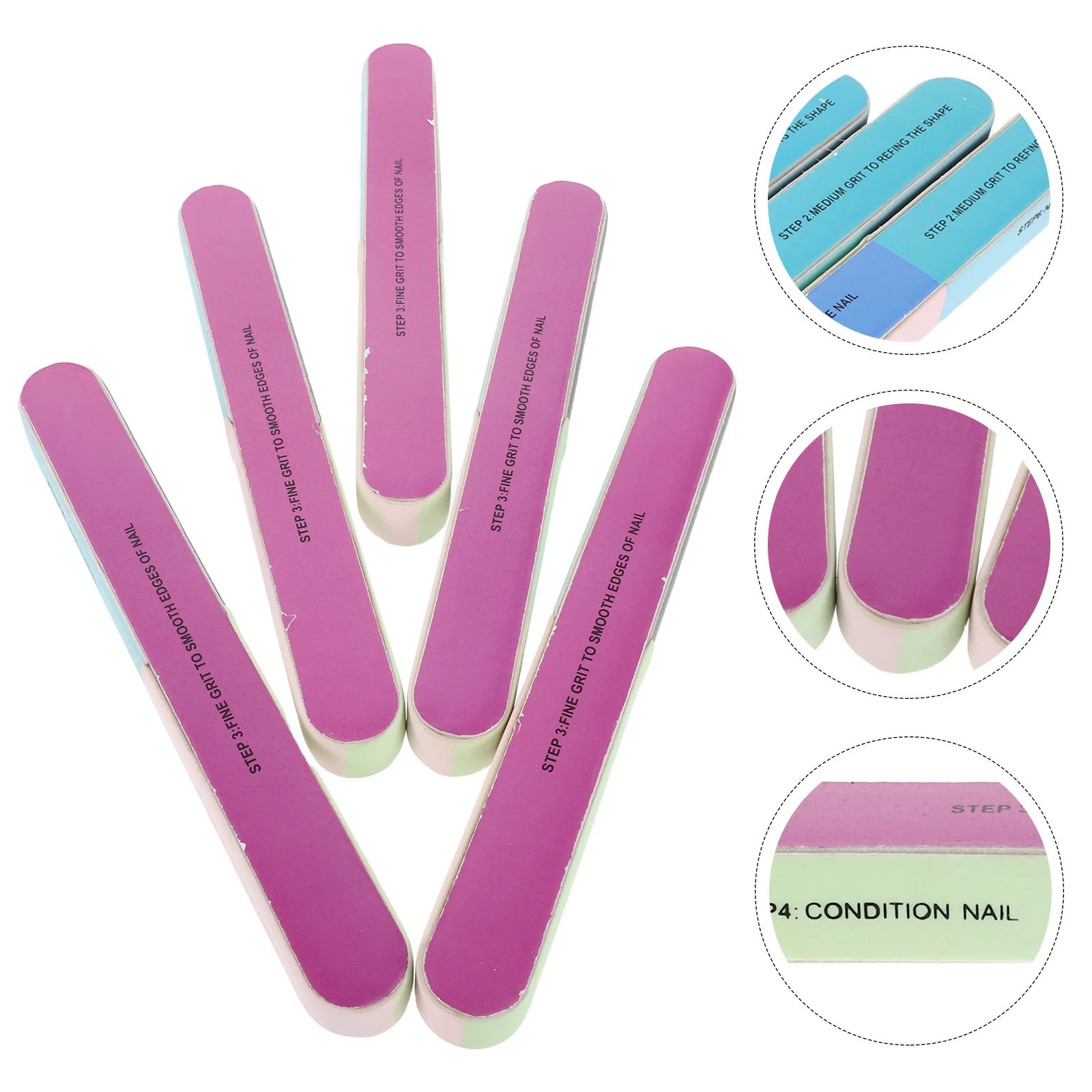 

20 шт., набор буферных блоков, многосторонние пилочки для ногтей, буферы для маникюра, блеск, гладкая форма, набор для ухода за ногтями, для дома, путешествий