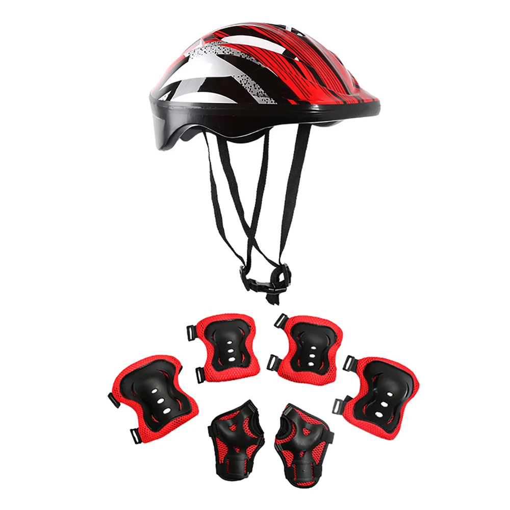 Set De Protections 6 Pièces Enfant – Poignets, Genoux, Coudes – Patinage, Cyclisme