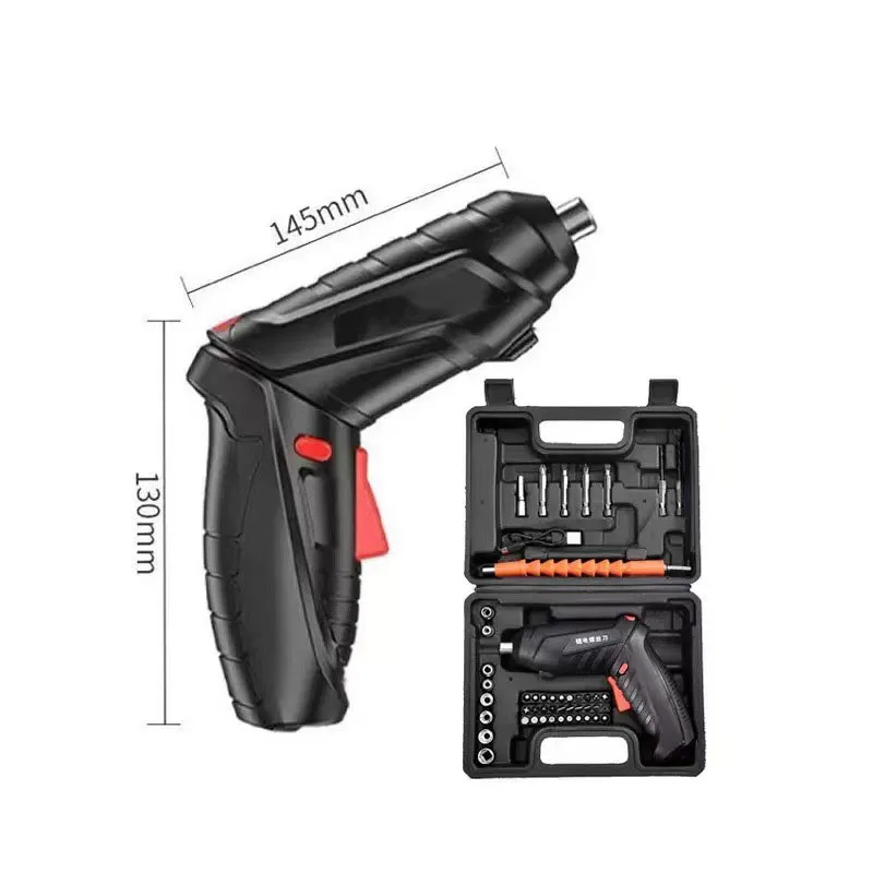 3.6V Electric Screw Driver Rechargeable Household Electric Drill LED Lighting Electric Power Screwdriver Set Portable Power Tool