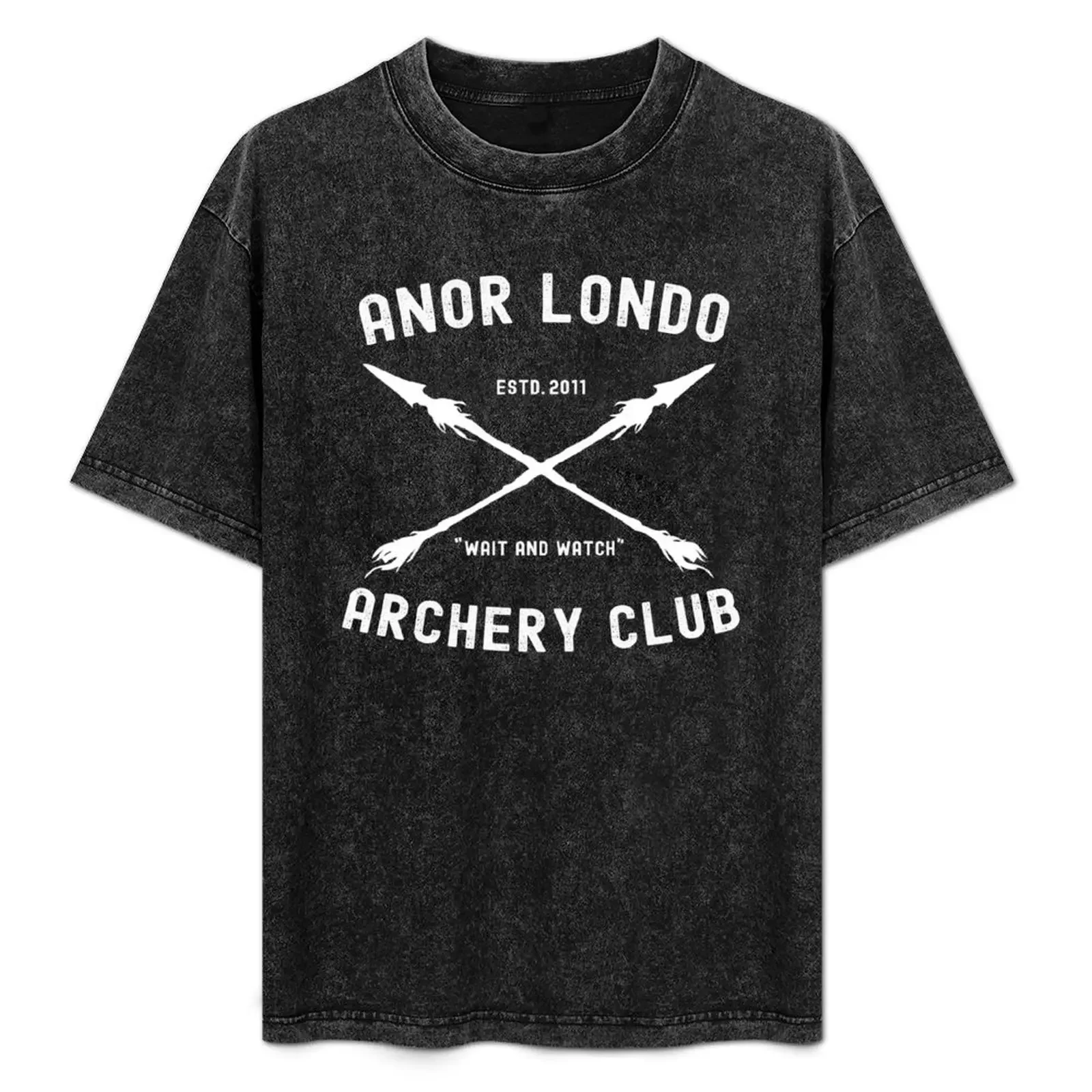 

ANOR LONDO - ARCHERY CLUB T-Shirt Funny t-shirts summer 2025 quick drying mens vintage t shirts