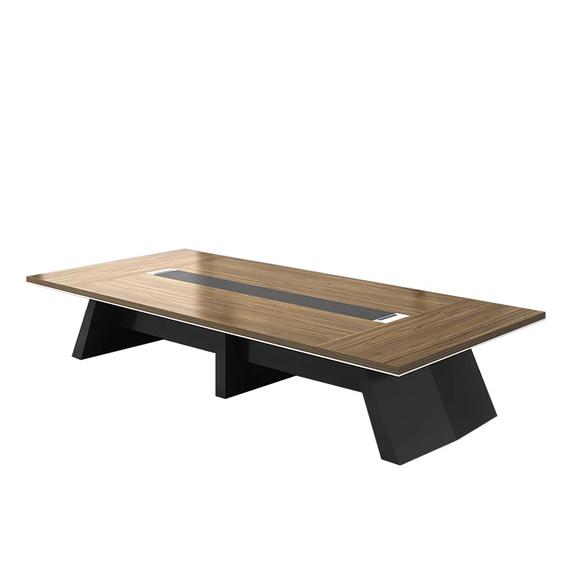 Modern office furniture Conference table Office building Apartment school Stylish expandable wooden conference table