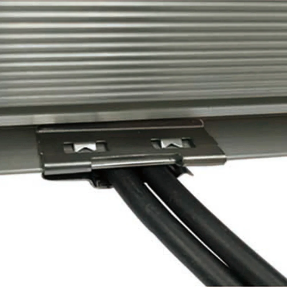 PV Cable Holders Solar Cable Clips Space Saving Solution 304 Stainless Steel Construction Stainless Steel Cable Clips