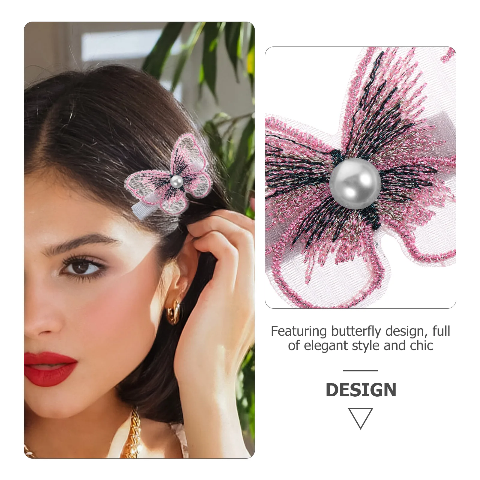 

6 Pcs Hairpin Butterfly Pins Accessory Clip Women Styling Accessories Barrette Small Clips for