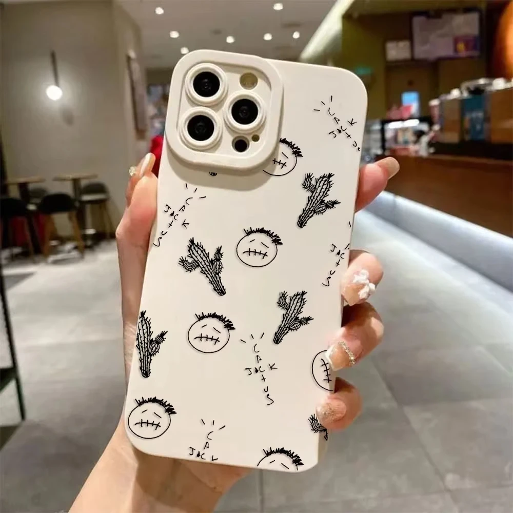 Travis scott cactus jack caso de telefone para samsung galaxy s25 ultra s24 s23 s22 s21 plus s20fe a55 a54 a35 silicone capa macia