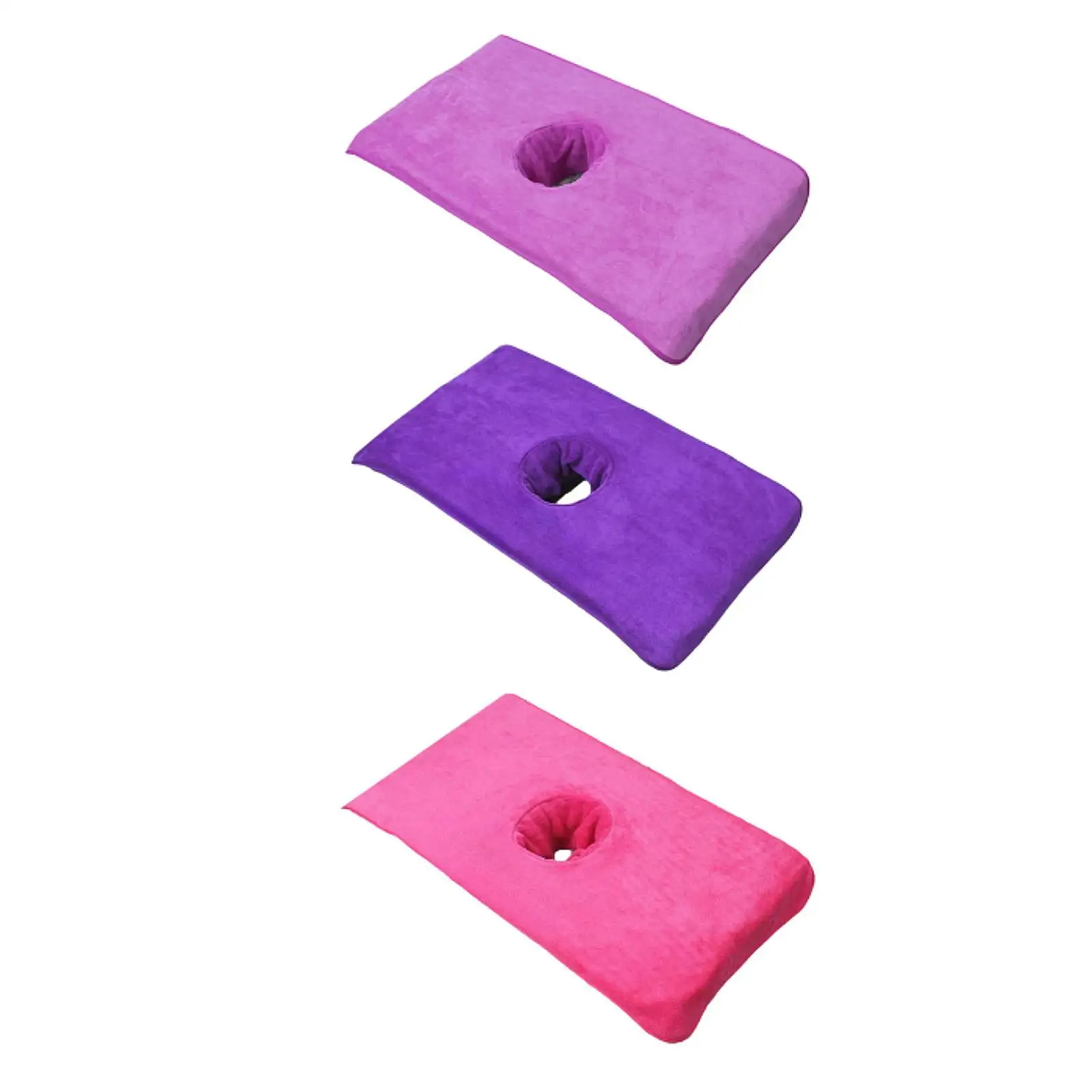 Massage Table Towel Bed Massage Table Protector Breathable Face Pillow Towel with Hole Beauty Salon Towel Cover Massage Bed