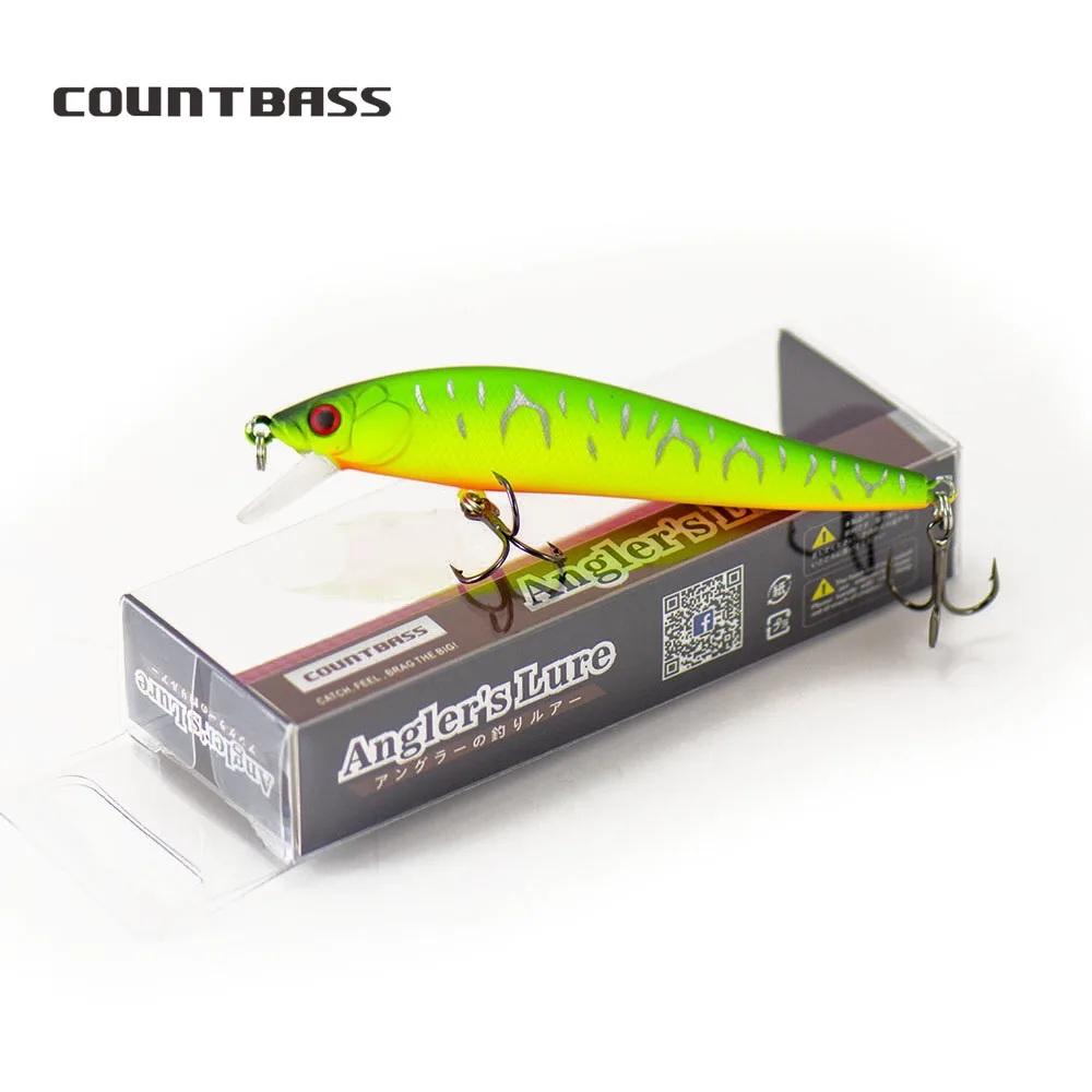 COUNTBASS Floating Minnow 90mm 3-1/2" 11,4g 3/8 oz. Dive 0,8–1 m, Hardbaits Wobbler Angelköder La Peche Au Leurre – Detail 21