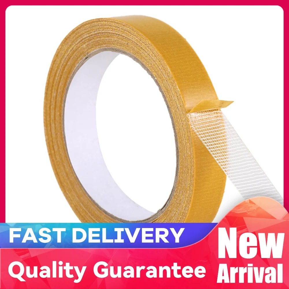 Double Sided Carpet Tape Removable No Residue Multipurpose Mounting Tape Fiberglass Grid Adhesive for Household & Industrial Use