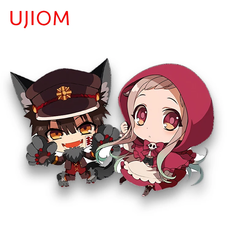 UJIOM Cute Hanako Yashiro Classic Anime Wall Stickers Colorful Amuisng Cartoon Laptop Decal Waterproof Kitchen Cupboard Decor