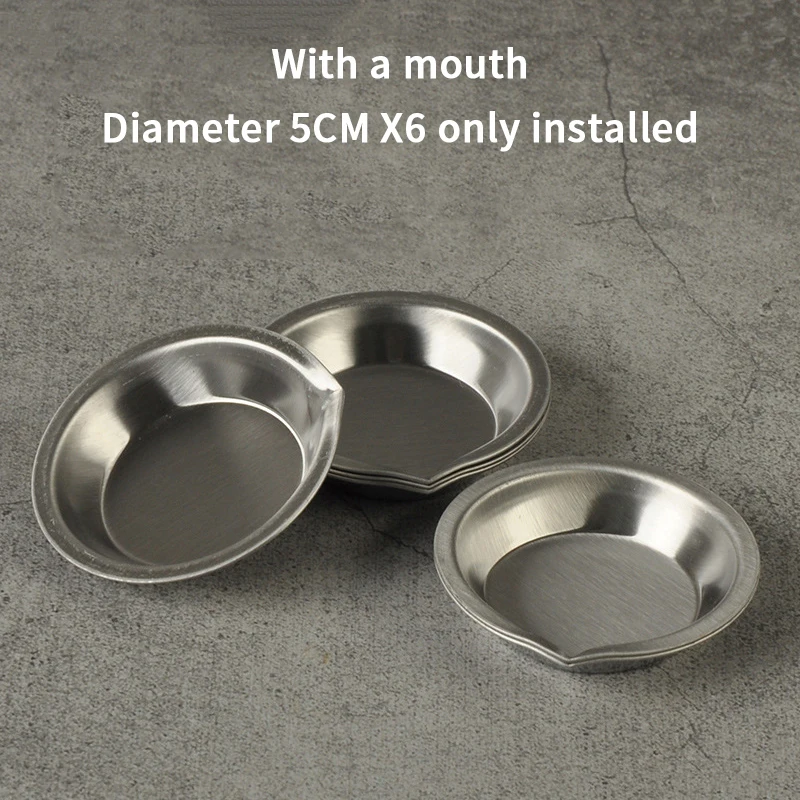 10Pcs Makeup Palette Stainless Steel Small Round Paint Tray Artist Watercolours Paint Mixing Palette Tray For Artist