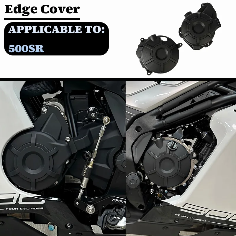 For CFMOTO 500SR 500SR-R 500SR-S 500 SR 2026 2027 Motorcycle Engine Cover Clutch Cover Protection Set Accessories