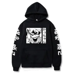 Anime My Hero Academia Katsuki Bakugo Hoodies Men's Women Japanese Style Anime Sweatshirt Unisex Funny Harajuku Casual Pullover