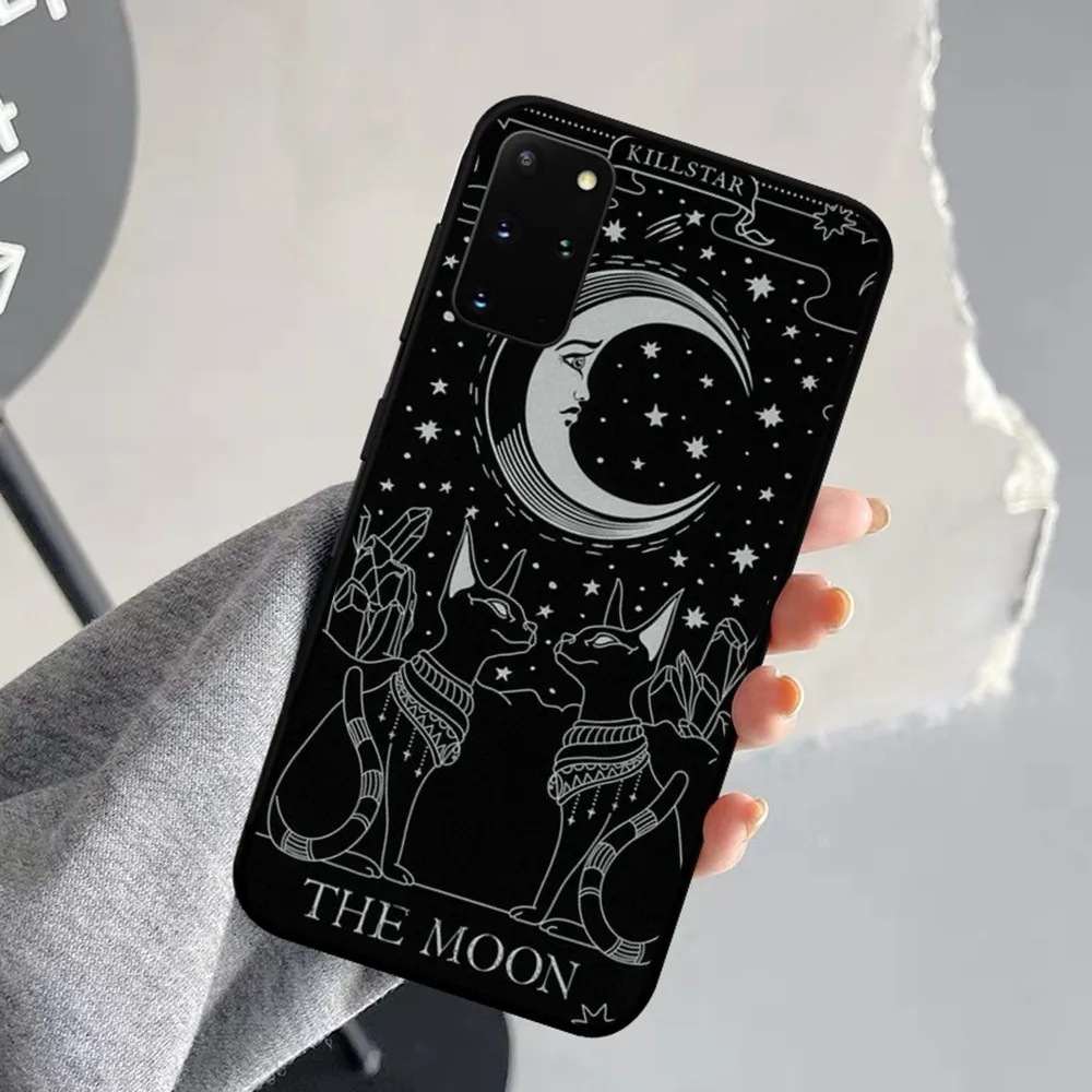 Witches Moon Tarot Mystery Phone Case For Samsung S 9 10 20 21 22 23 30 23plus lite Ultra FE S10lite Fundas