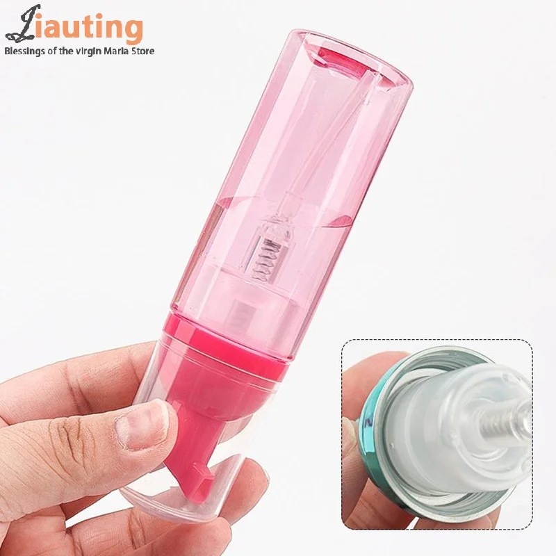 1개 60ml 폼 펌프 병 속눈썹 샴푸 병 여행용 폼 펌프 병 빈 플라스틱 리필 가능 재사용 미니 비누 디스펜서