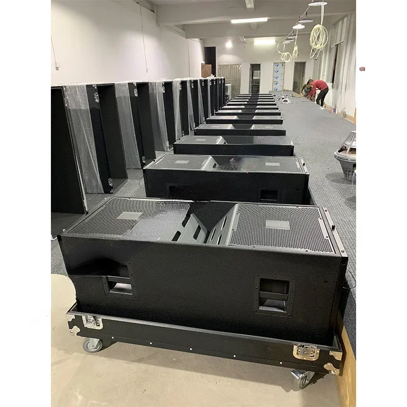 cross-borderHot salesLV4889 Dual 15-inch 3-way high-power professional audio video cable array speaker audio equipment