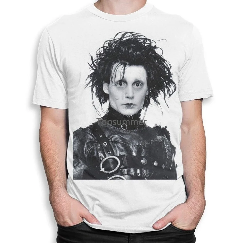 Johnny Depp Edward Scissorhands T Shirt Tim Burton Movie Shirt Mens Womens All Sizes Tee