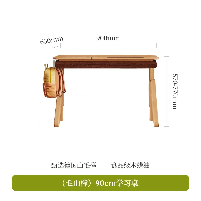 

Adjustable Table Student Desk Home Writing Table and Chair Set Correction Sitting Posture