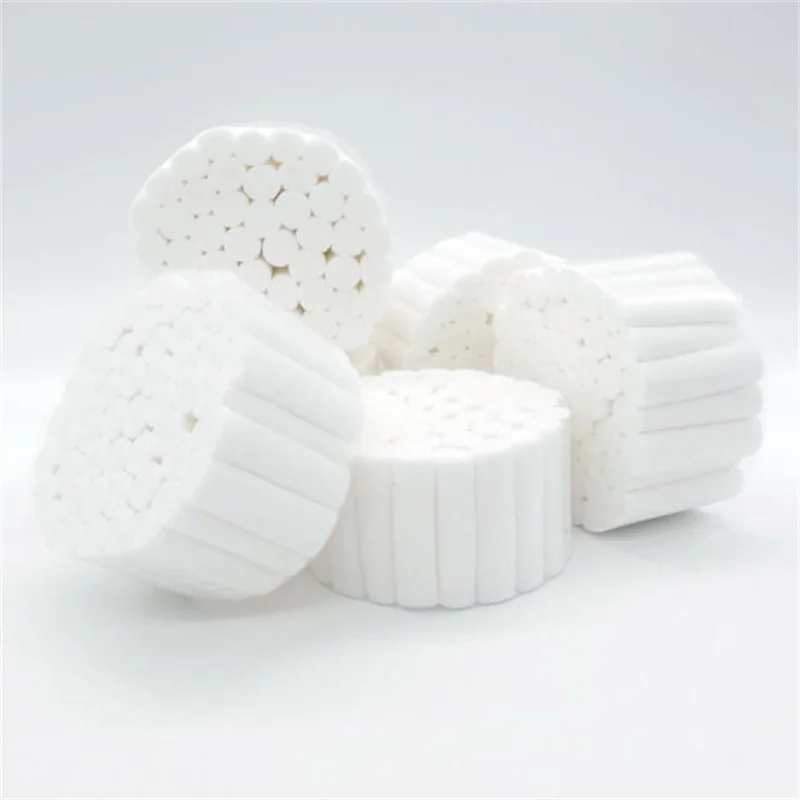 50/100/1000PCS Disposable Dental Medical Surgical Cotton Rolls Teeth Whitening Cleaning Disposable Lip Tattoo Skin Cotton Stick