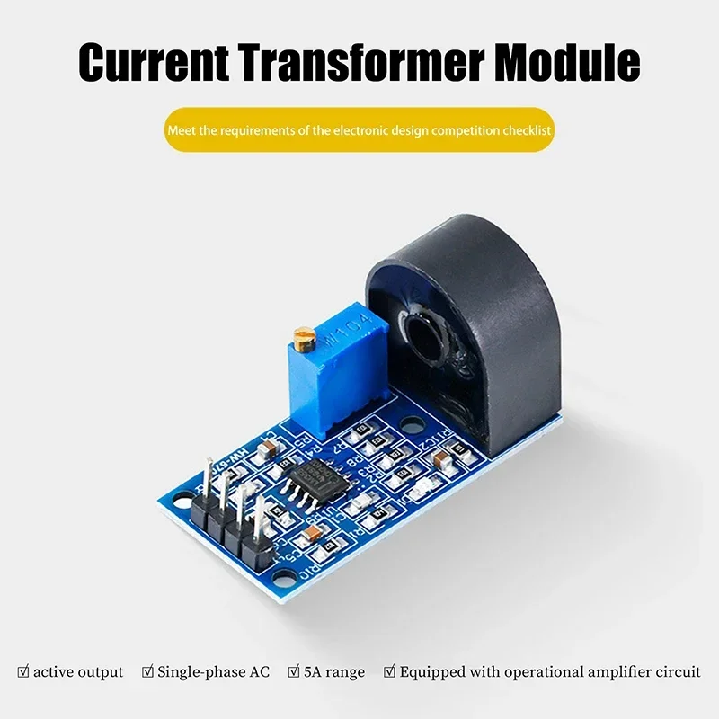 وحدة محول التيار الصغير الدقيقة على متن الطائرة ZMCT103C، تيار متردد أحادي الطور 5A، متوفر في 1/3/5 قطع #4