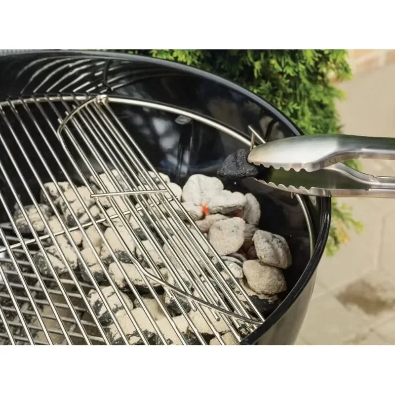 Garanzia di autenticità. Aggiornato! Griglia a carbone premium per bollitore originale, 22 pollici, nera, HOME..HOME