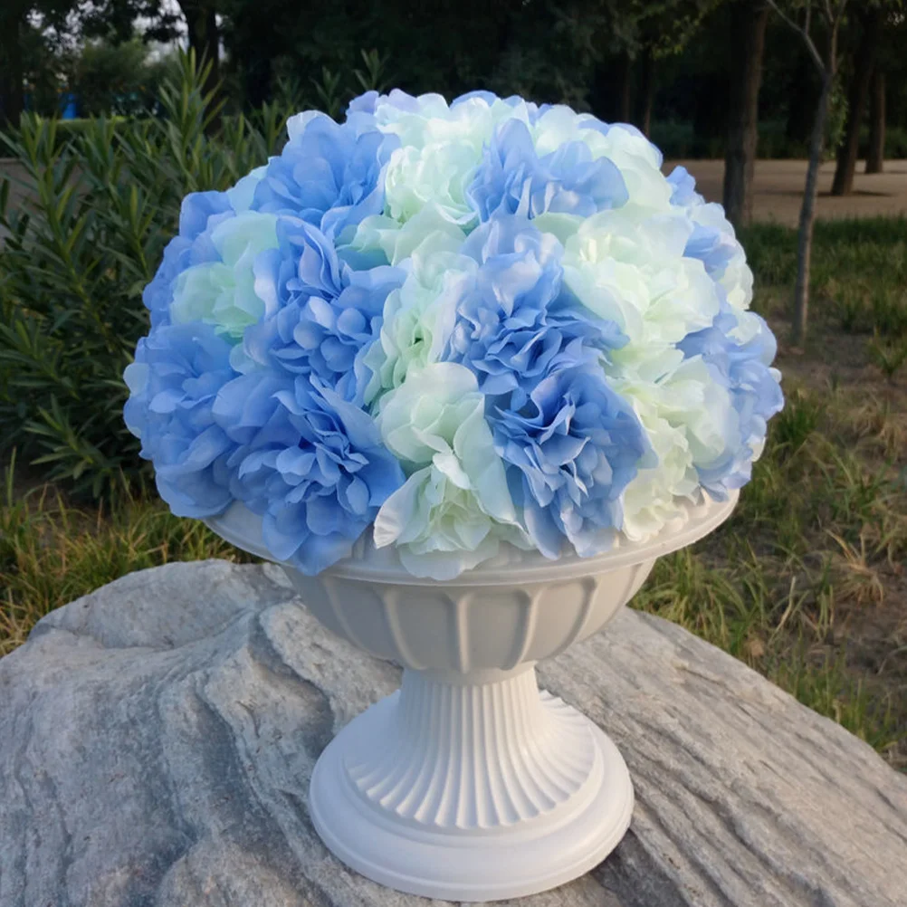 

2pcs Retro Flower Pot Plastic Vintage Planter For Wedding Party Decoration Indoor Outdoor Use Roman Style Succulents Container