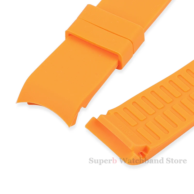 18 مللي متر 19 مللي متر 20 مللي متر 21 مللي متر 22 مللي متر 23 مللي متر 24 مللي متر منحني نهاية سيليكون حزام الساعات ل Seiko ل رولكس لينة المطاط أساور مقاومة للماء