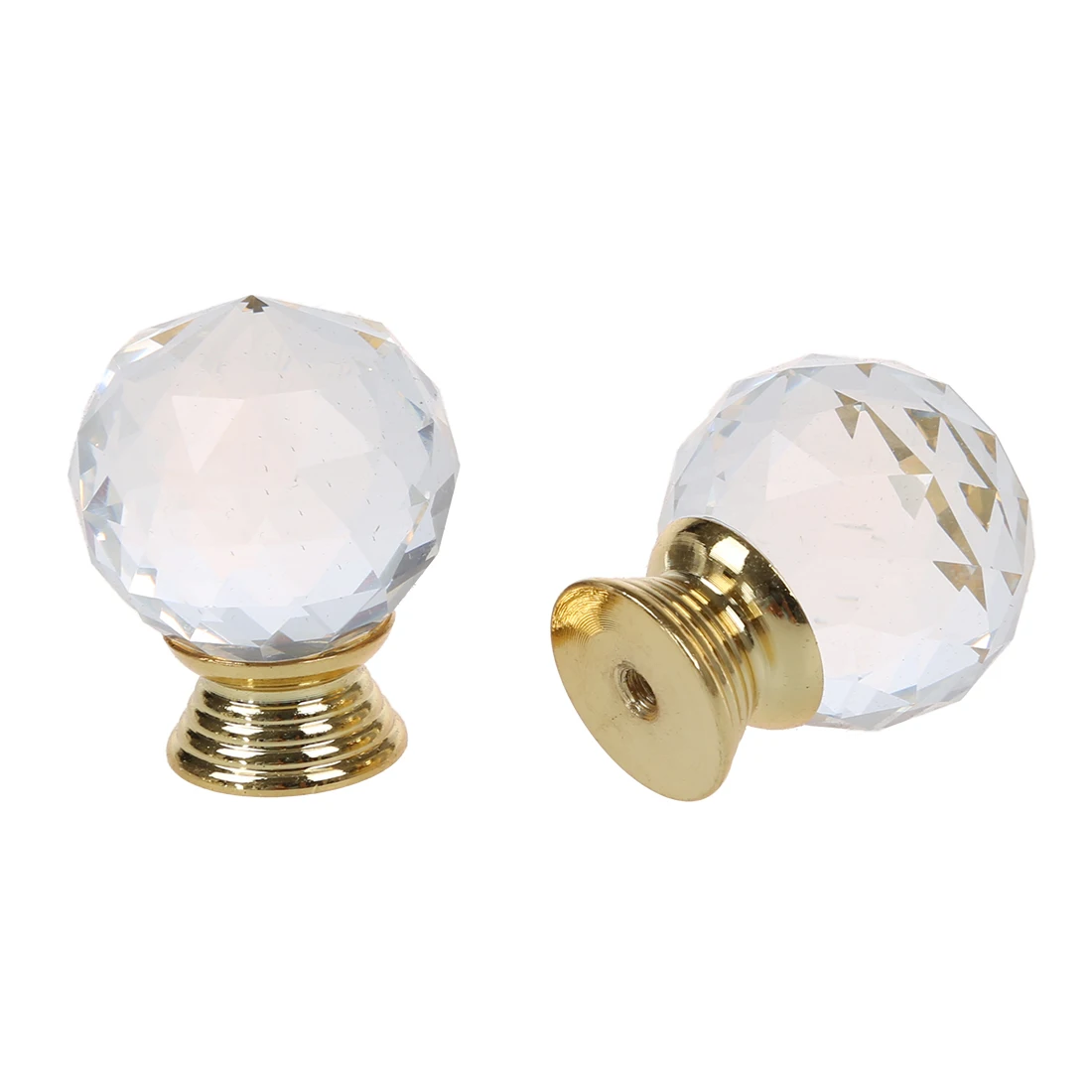 Handle Button 8Pcs Crystal Door Furniture Dore-AT64