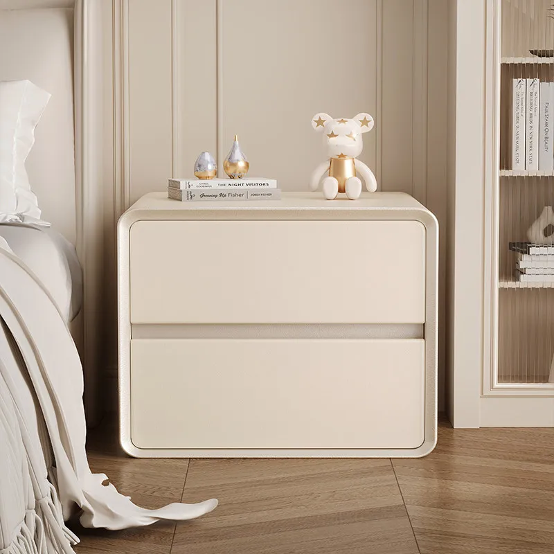 Mueble Criado Mudo de Madera para Salón con Cajones de Almacenamiento, Organizador y Archivador para Mesita de Noche y Escritorio