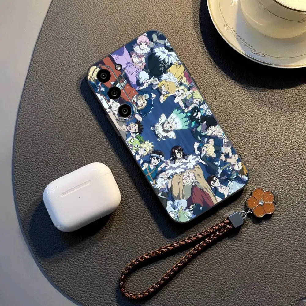 

Dr Stone A-Anime Phone Case For Samsung Galaxy A73,A72,A71,A70,A53,A52,A51,Others Soft Black Cover