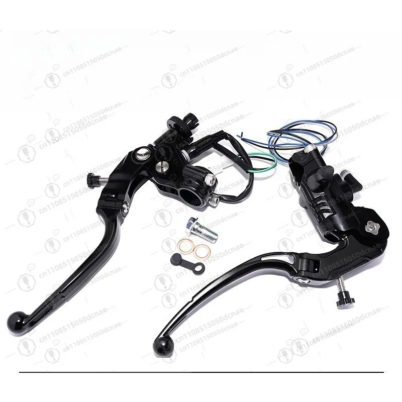 CNC Forged Hydraulic Clutch Brake Pump Kit for Motorcycle E-Bike Handlebar Universal