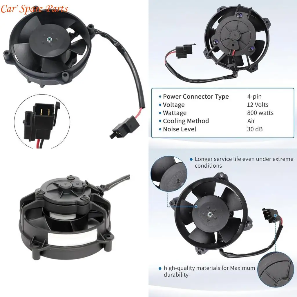 Y4UA Auto Repair Accessory 12V 147CFM Puller Low Profile Fan for VA32-A101-62A