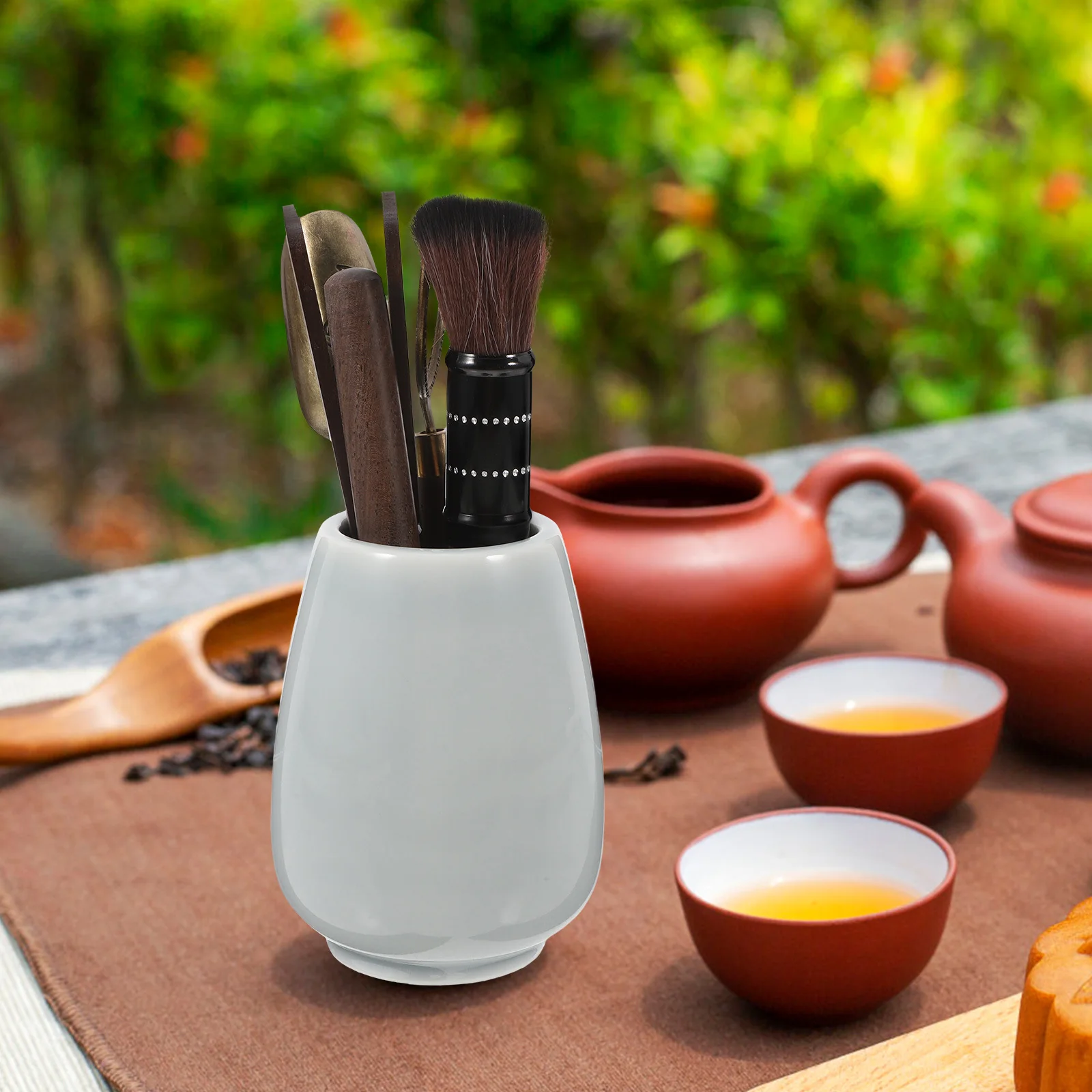 

1Set Tea Ceremony Bottle Practical Storage Holder with Complete Accessories for Chinese Kung Fu Tea Ceremony